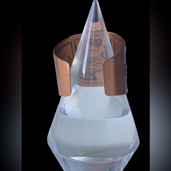 Native American Pueblo Kachina Spirit Dancer Solid Copper Cuff Bracelet Jewelry - Picture 5 of 10